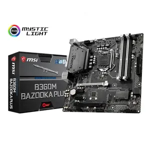 MSI Intel B360M BAZOOKA PIÙ di 64GB DDR4 LGA1151 M ATX scheda Madre di Gioco in Utilizzato