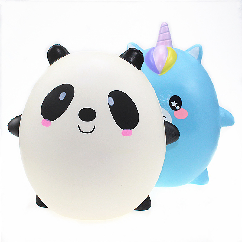 Squishies Jumbo панда Единорог кавайные мягкие гигантские животные медленно восстанавливающие форму игрушки для снятия стресса
