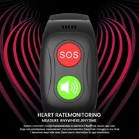 Montre connectée intelligente pour personnes âgées 2G/4G VL17 VH67 avec bouton d'appel d'urgence SOS, bracelet de détection de chute et alarme