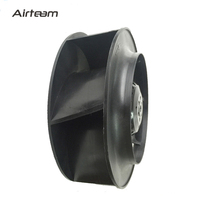 220mm roulement à billes fan centrifuge vers l'arrière incurvée moteur