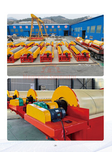 Kopf trommel abscheider Riemens cheibe Magnet Eisen trennung Stark Leistungs starkes Eisenerz Permanenter Magnet trommel abscheider für Eisenerz - Product Image 5