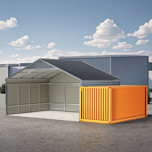 SGC1919-H485 <span class=keywords><strong>container</strong></span> nhà để xe lưu trữ vận chuyển <span class=keywords><strong>container</strong></span> nhà để xe Kim Loại Nhà kho - Product Image 3