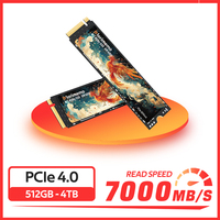 Hard Disk Internal High Speed Grosir M.2 PCIe 4.0 NVMe SSD 1TB 128GB 256GB 512GB 2TB untuk Laptop Gaming