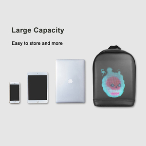 Led Backpack <b>Screen</b> Supplier Wholesale Luminous Promotion Riding Mobile Advertising Backpack Hard Shell Hd <b>Screen</b> Led Schoolbag - Product Image 3