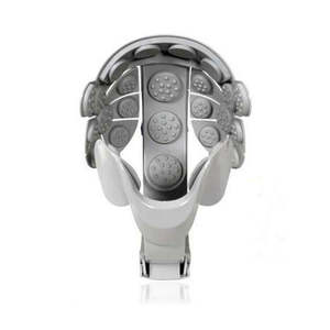 بيع المصنع مباشرة خوذة تدليك الدماغ الاسترخاء تحسين النوم المزدوج جهاز التدليك بالاهتزاز محفز - Product Image 2