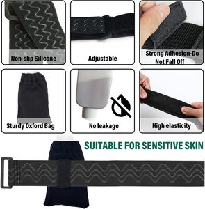 Kit <span class=keywords><strong>complet</strong></span> de test de température, bande adhésive de test de température, sangle de jambe cachée, pochette Oxford, bande adhésive de test de température d'urine - Product Image 5