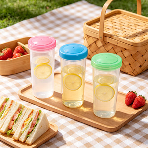 Juego de Recipientes de Plástico Transparente de 700 ml, Vasos Desechables para Muestras y Enjuague Bucal, con Tapa, Aptos para Lavavajillas, para Uso Médico Diario - Product Image 5