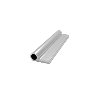 Fabricant chinois OEM/ODM, profil de charnière personnalisé série 4000, aluminium 6063-T5, redresseur de porte de placard, 9038 23*3.5mm - Product Image 1
