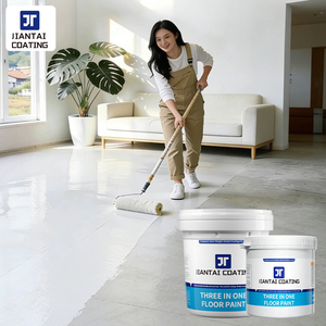 Peinture acrylique pour sols intérieurs et extérieurs, résistante à l'humidité et antistatique, fabricants de peinture pour sols trois-en-un - Product Image 1