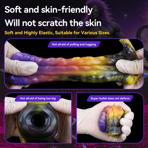 SHAZ Male Enhancement Cock <b>Ring</b> Sleeve Penis Attachment Silicone Tentacle Sheath <b>Couples</b> Sex Enhancer Penis Sleeve Sex Toys - Product Image 4