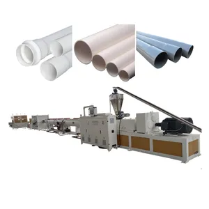 Machine automatique de ligne de production de tubes d'eau extrudeuse plastique PVC