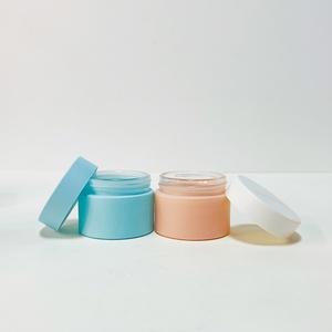 Colorful Jars Cosmetic Creams Orange 5ml 10ml 15ml 20ml 25ml 30ml 50ml 100ml Luxury Glass Jar for Lotion - Product Image 4