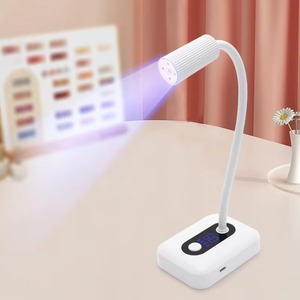 Rechargeable Gooseneck Nail Lamp With USB Clip Two Modes UV LED 360. Degree <b>Swivel</b> Nail Lamp for Curing Gel Nail for Home Salon - Product Image 2