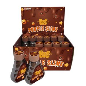 Slime liquide coloré super cool et amusant en forme de caca, fournisseurs de slime écologique en forme de caca pour plaisanter, slime en forme de caca qui sèche à l'air - Product Image 1