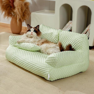 Universal Large Cat Schlafs ofa Rechteckige Form Winter Warm <span class=keywords><strong>Pet</strong></span> Supplies mit abnehmbarer wasch barer Funktion für alle Jahreszeiten - Product Image 2