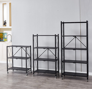 Factory custom rack kitchen rotating storage rack bathroom toilet storage three-tier trolley rack