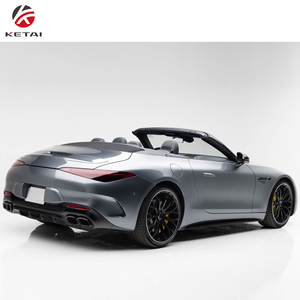 Kit carrosserie style SL63 <span class=keywords><strong>AMG</strong></span> pour <span class=keywords><strong>Mercedes</strong></span>-Benz <span class=keywords><strong>SL</strong></span> R232 <span class=keywords><strong>2023</strong></span>+ – Pare-chocs avant, diffuseur arrière, jupes latérales – Ajustement direct, ABS non peint - Product Image 3