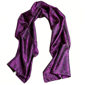 Écharpe de <span class=keywords><strong>luxe</strong></span> pour hommes, jacquard, motif cachemire/floral, longue écharpe noire, châle d'automne et d'hiver, idéal pour offrir en cadeau - Product Image 6