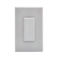 Plaque murale flexible en silicone sans vis pour l'entrée et le passage de câbles, norme américaine, 1 gang, basse tension