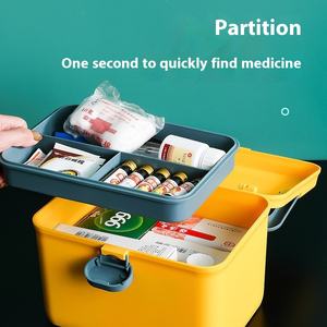 XJH, contenedor grande, botiquín de primeros auxilios familiar, botiquines de ayuda <span class=keywords><strong>para</strong></span> el cuidado del hogar, estuche de emergencia con bandeja extraíble - Product Image 3