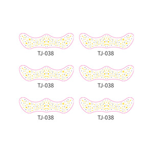 Pegatinas de Tatuaje Metálicas Doradas y Plateadas para la Cara, Adhesivos de Tatuaje Temporales a Prueba de Agua para Maquillaje de Belleza, para Mujeres, para Fiestas - Product Image 4