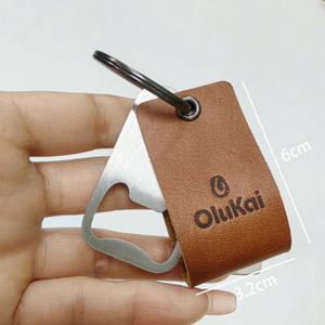 พวงกุญแจสแตนเลสกันน้ำแบบใหม่ ปรับแต่งรูปทรงได้ จี้ห้อยกระเป๋า พิมพ์ลายดิจิตอล ป้ายนูน ป้ายหนัง ป้ายติดกระเป๋าสตางค์ ของขวัญสำหรับรถยนต์ - Product Image 4