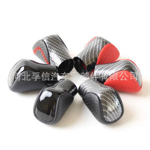 Pommeau de levier de vitesse Lexus en plastique PU, texture carbone, ergonomique, avec ou sans trou, FX 513 - Product Image 3