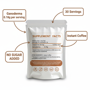 Hot Selling OEM Private Label Instant Latte Coffe <strong>Low</strong> <strong>Acid</strong> Mushroom <strong>Coffee</strong> Powder Ganoderma Lucidum <strong>Coffee</strong> - Product Image 2