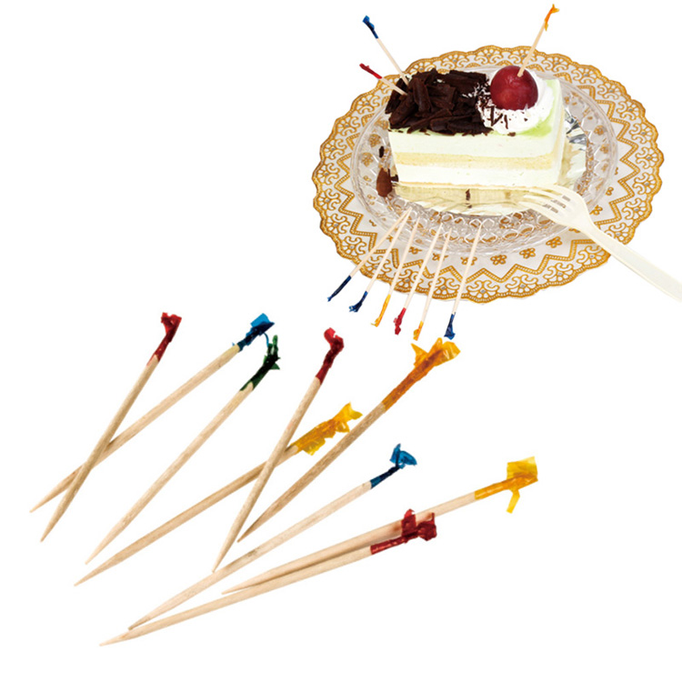 20% discount multi color cocktail picks food pick