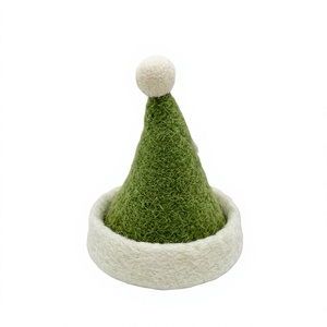 Handmade Eco-Friendly Nonwoven Felt Animal Party Hat <b>Christmas</b> <b>Tree</b> Decor <b>Wall</b> Hanging Traditional Indoor Decoration 100% - Product Image 4