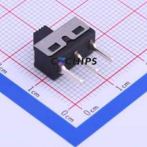 SS-12D10L3 Slide Switch Through hole Component (THT) Switch Single Pole Double Throw Rectangle Pin Header PC Pin 13mm - Product Image 1