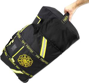 Muestra gratuita de mochila de bombero popular con ribete reflectante amarillo y tela de secado rápido de primera calidad para equipo de rescate - Product Image 6