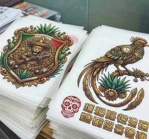 DTF Soft Feel Heat Transfer Printing Custom Pattern PET Eco-Friendly Apparel Transfer Patches for Premium Cotton Tees - Product Image 6