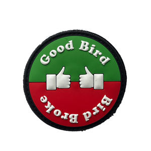 Parche de PVC de silicona de caucho blando 3D personalizado por el proveedor OEM, cosido, hecho con precisión, para etiquetas de tela - Product Image 1