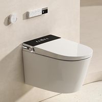 Toilettes intelligentes modernes de luxe avec siège chauffant, sanitaires, automatiques, monobloc, à poser au sol ou murales