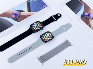 นาฬิกาอัจฉริยะ S11 Pro รุ่นใหม่ ปี 2025 ซีรีส์ 9 สำหรับผู้ชายและผู้หญิง รองรับการชาร์จไร้สาย พร้อมฟังก์ชั่นติดตามการออกกำลังกายและวัดอัตราการเต้นของหัวใจ - Product Image 1