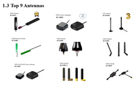 Antenne magnétique quadri-bande JCG821 de haute qualité, échantillon gratuit, 800-2500 MHz, 3 dB, 3G GSM CDMA, avec ventouse