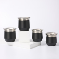 Nouveau design 2026 Emerit Argentine – Gourde à Yerba Maté 240 ml avec logo personnalisé, échantillon gratuit, bombilla et brosse de nettoyage pour la vente en gros