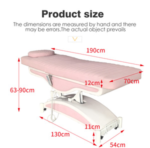 Newest Electric 3 Motors Lip Beauty Facial Spa Massage Bed <b>Foldable</b> Customizable Color <b>Wood</b> for Bedroom Beauty Salon School - Product Image 1