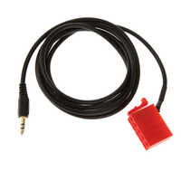 Cable de entrada AUX para coche con conector ISO de 10 pines para iPod, teléfono, MP3, adaptador de audio con conector de 3.5 mm para Blaupunkt