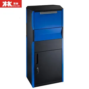 Home Parcel Drop Box with anti-theft device for Parcel Delivery Modern Metal Parcel Box Post box