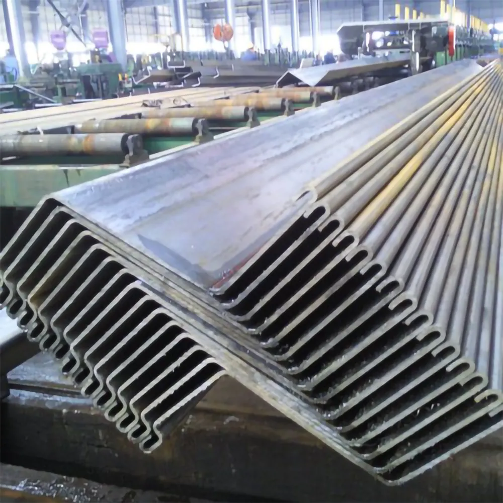 Pemasok ukuran sesuai pesanan cold Molded z type piling metal sheet piling untuk malaysia