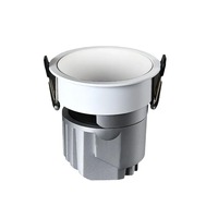 Spot LED Encastrable Anti-Éblouissement 7W/10W/12W Source Lumineuse COB IRC 98 Corps en Aluminium Angle de Faisceau 12-36° Nouveau Style Chinois Moderne