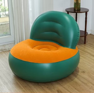 Sillón Inflable Plegable, Sofá <span class=keywords><strong>Cama</strong></span> Versátil para Interiores/Exteriores, Muebles Elegantes para Dormitorio y Sala de Estar - Product Image 3