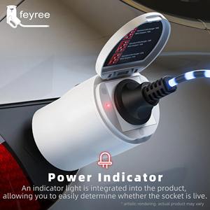 Adaptador Feyree V2L GBT 16A, Enchufe de Descarga para Vehículos Eléctricos con Botón de Paro, Fuente de Alimentación Externa para Vehículos Eléctricos - Product Image 6