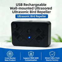 Répulsif Ultrasonique Rechargeable USB avec Logo OEM, Modes Réglables, Anti-Cafards, Anti-Rongeurs, Anti-Chats pour Maison Intérieur/Extérieur