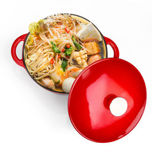 Poêle <span class=keywords><strong>en</strong></span> <span class=keywords><strong>fonte</strong></span> personnalisée rouge, de <span class=keywords><strong>bonne</strong></span> <span class=keywords><strong>qualité</strong></span>, vente <span class=keywords><strong>en</strong></span> gros - Product Image 6