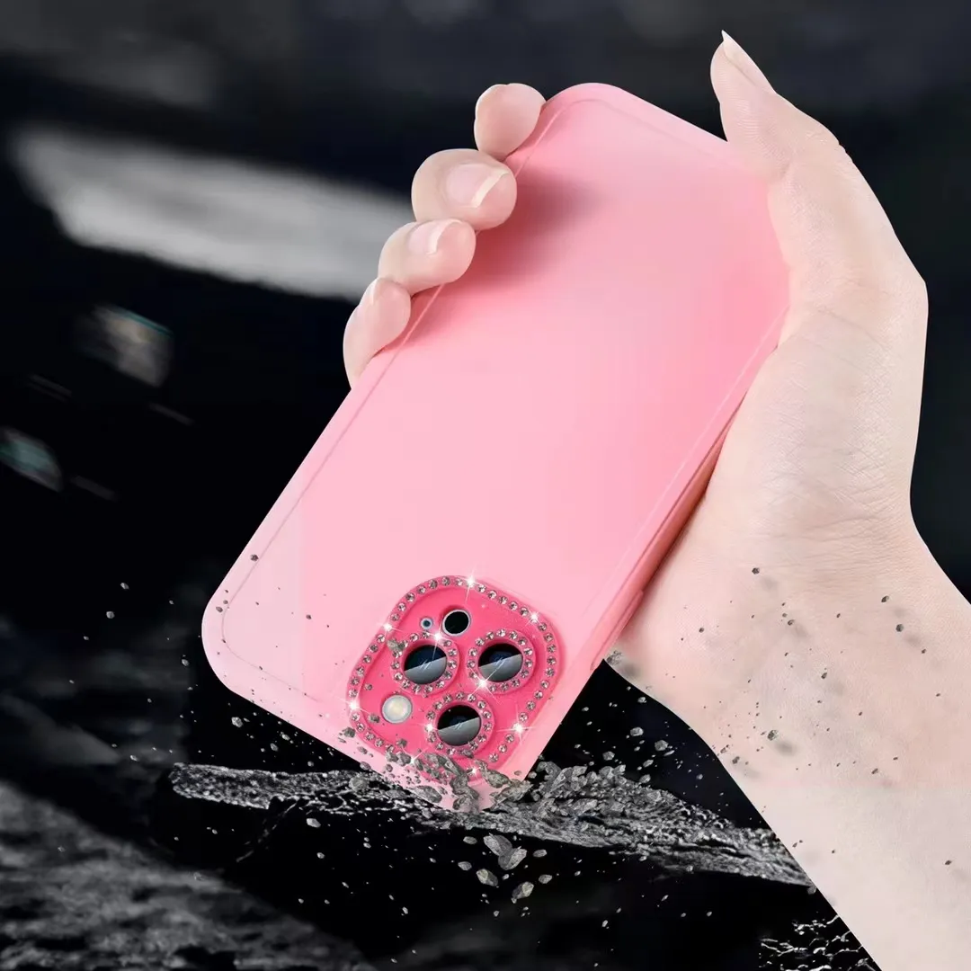 Boy Girly Liked Bling Case Cover for Iphone 14 ProMax日本と韓国のレンズグリッターケースforiPhone14 Plus 13Mini 12ProMax