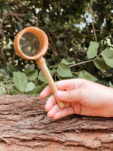 Montessori ahşap mutfak aksesuar seti duyusal oyun aktiviteleri için bambu Bambino Trio Scoop seti - Product Image 5