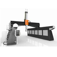 Routeur CNC 5 axes Rongchi 1224/1325/3050 avec table mobile pour le travail du bois, moulures, système de contrôle Syntec, moteur et PLC intégré, à vendre